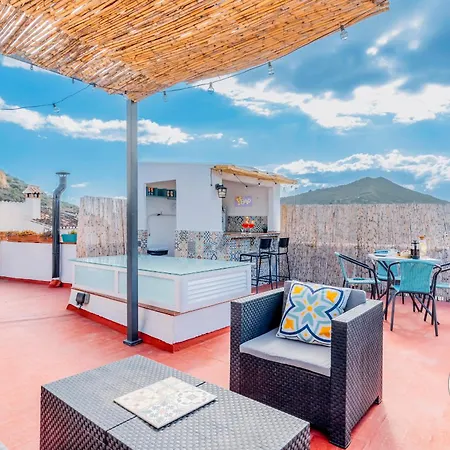 Casa De La Montana - Nispero With Shared Roofterrace Lejlighed Sayalonga